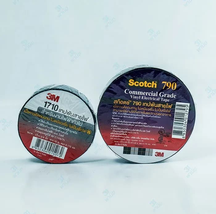 เทปพันสายไฟ 3M สีดำ