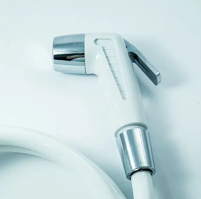 ชุดหัวฉีดชำระ (สายฉีดก้น) US สีขาว